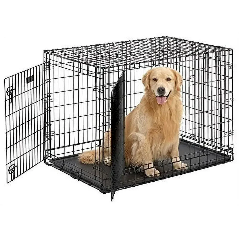 Triple Door Professional Steel Dog Crate Foldable Large Ultimate Durability Easy Clean Secure Transport Midwest Ultima Pro 3