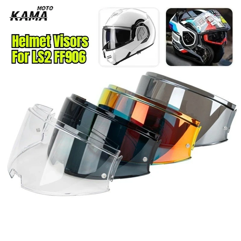 For LS2 FF906 Motorcycle Helmet Visor Lens for LS2 FF906 Advant Flip Up Full Face Helmets Kaciga Casco Moto Tapecete