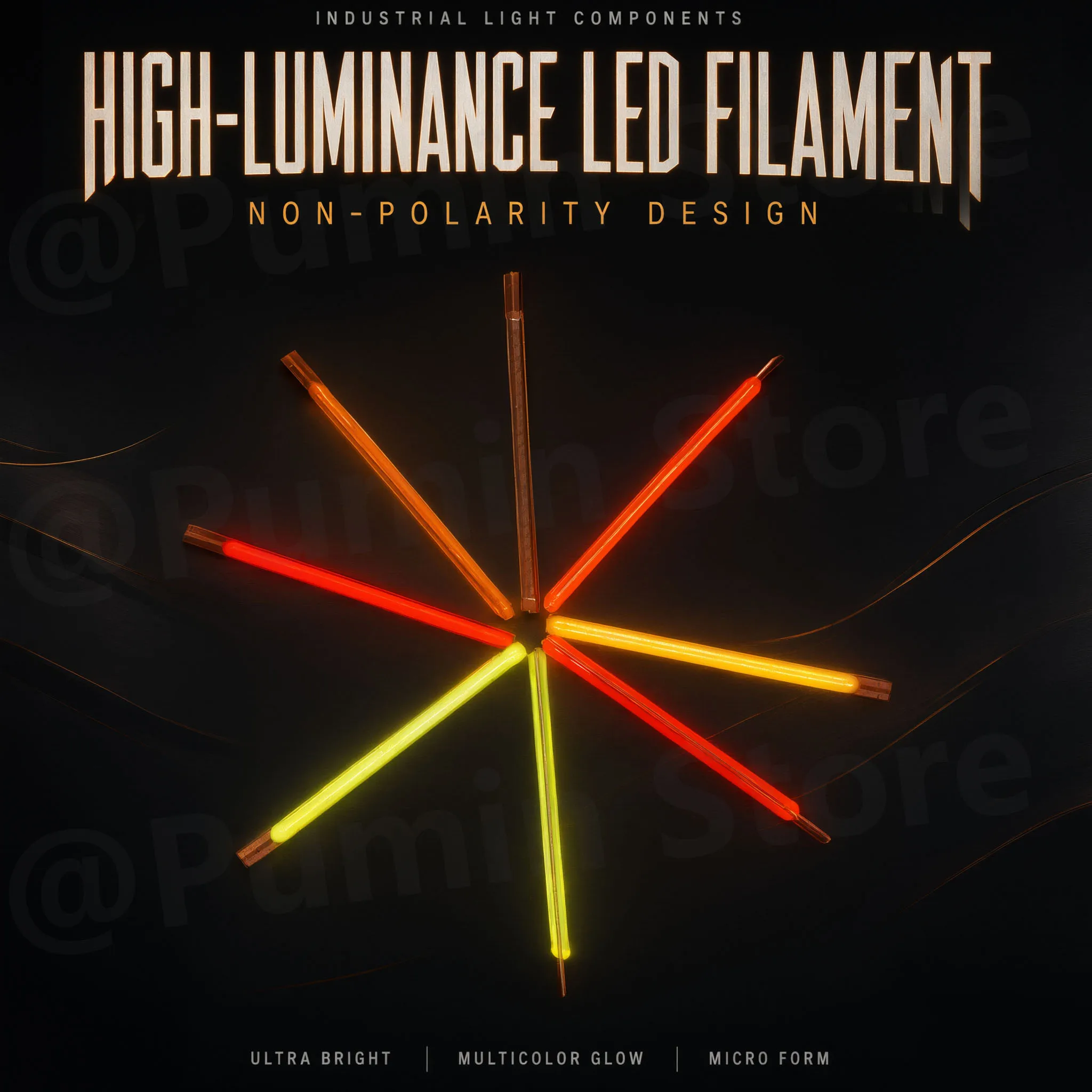 1/5pcs LED Filament 3V  Same Level Filament 4525 Purple 2200k For filamento  Edison Filament Light Bulb For Camping Light DlY