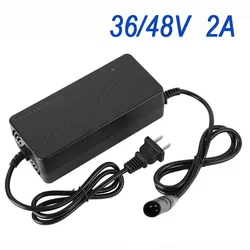 36/48V 2A Smart Charger Electric Vehicle E Bike Bicycle Li-ion Battery Charger For Electric Bike Lithium Battery Charger