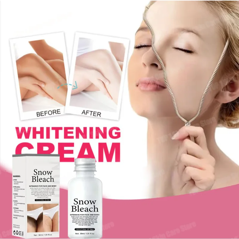 

Skin Whitening Cream Private Parts Lightening Whitening Cream for Dark Skin Arm Thigh Body Knees Whitening Brighten Skin Mild