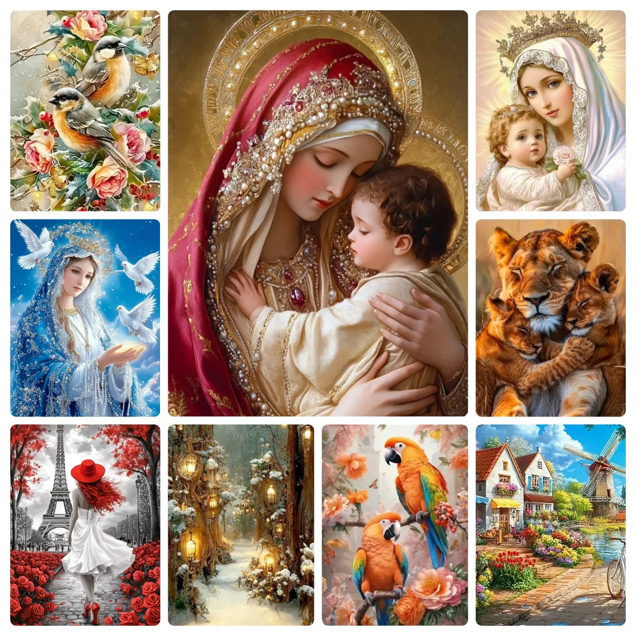 75*50cm 1000 Pieces Jigsaw Puzzle Classic Popular Scenery Paintings Stress Reducing Toys Holiday Gift Perfect for DIY Creative