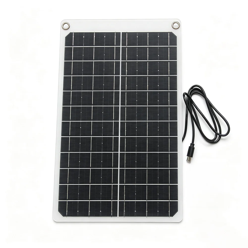 15W 12V Flexible Solar Panel Kit For Car For Rv Camping Battery Charger With Weather Resistant Minus 20C To 70C For Rv Boat