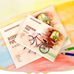 A5/A6 12 Vellen 300Gsm Aquarel Schetsboek Voor Beginners Kleurpotlood Schets Tekening Schilderij Handboek Papier Kunst Benodigdheden