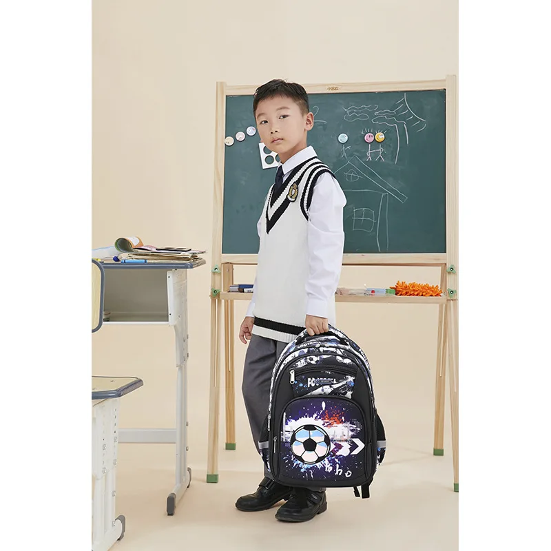 Printing Football backpack for children schoolbag backpack travel school bags for teenage boys mochila escolar infantil menino