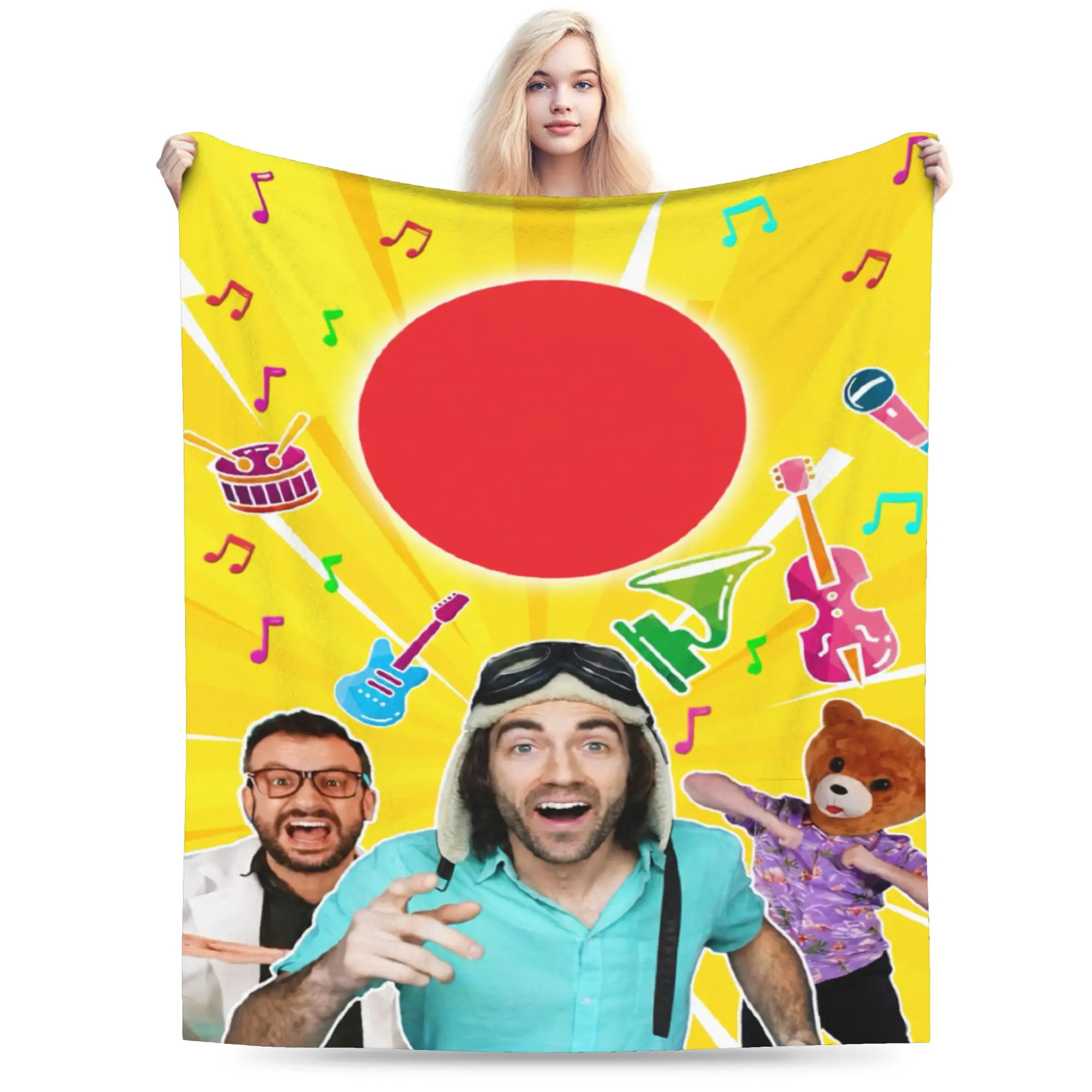 Dannys Go  Blanket Multiple Sizes Cozy and Lightweight  Throw Blankets for Couch Sofa and Bed