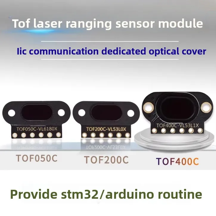 

50cm-4m Time-of-Flight Sensor TOF050C TOF200C TOF400C IIC High Precision Distance Detector