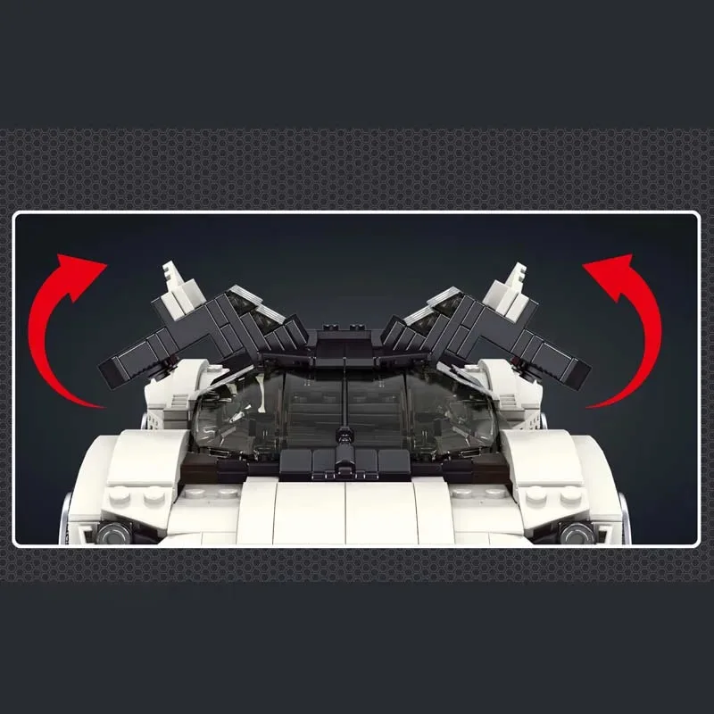 مجموعة مكعبات بناء Mould King Super Car MOC، ألعاب نموذج سيارة رياضية للأطفال، مجموعة سيارات قابلة للجمع، سباق السيارات للبالغين #4