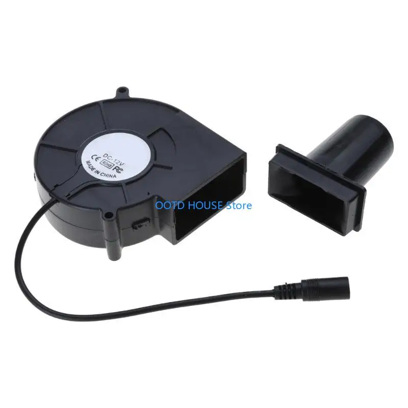 103A شواء مروحة تيار مستمر 12 فولت 20 واط 6000R/دقيقة منفاخ الهواء للشواء نزهة التخييم النار Sta