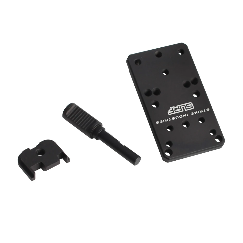 Universal Scope Reflex Mount Plate Base Glock 17/19/22/23 Rear Sight Mount Pistol Red Dot