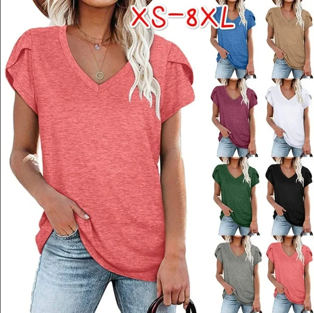 2023 Summer Short Sleeve New Coming Thin Summer Casual Women T Shirts Short Sleeve Fashion Slim Clothes Long Summer Shirt Tops