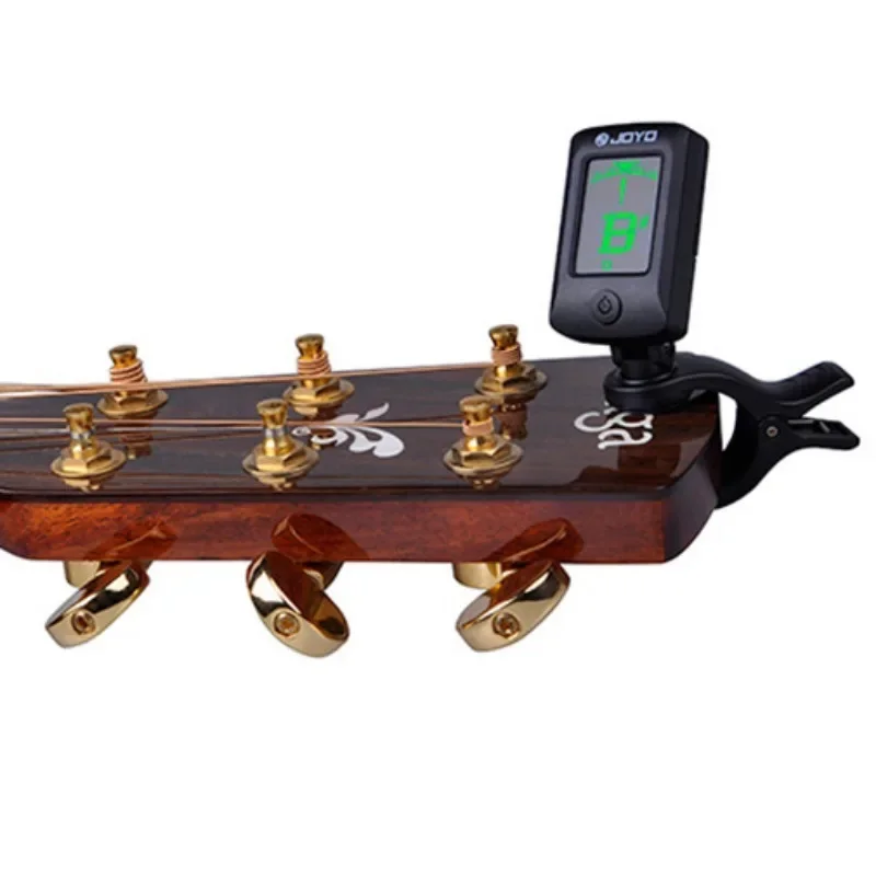 JOYO JT-06 Digitales Gitarren-Tuner, 440 Hz, Mini-Clip-on-Chromatisches Stimmgerät für Akustikbass, Violine, Ukulele, E-Gitarren-Tuner