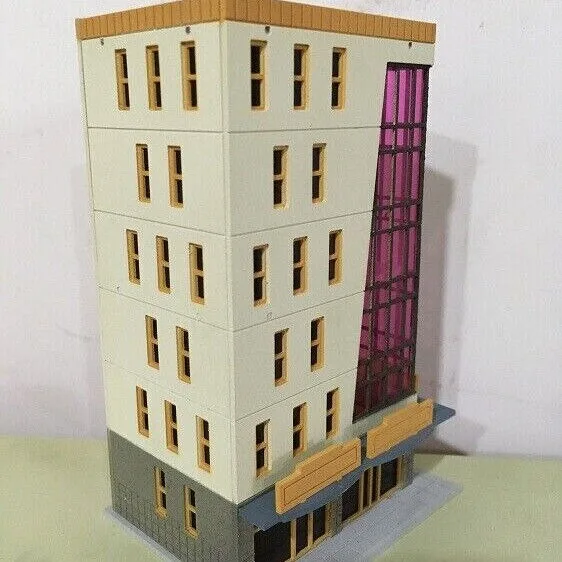 1/150 N Scale Diorama City Building Model Railway House Scene Display Model Gift