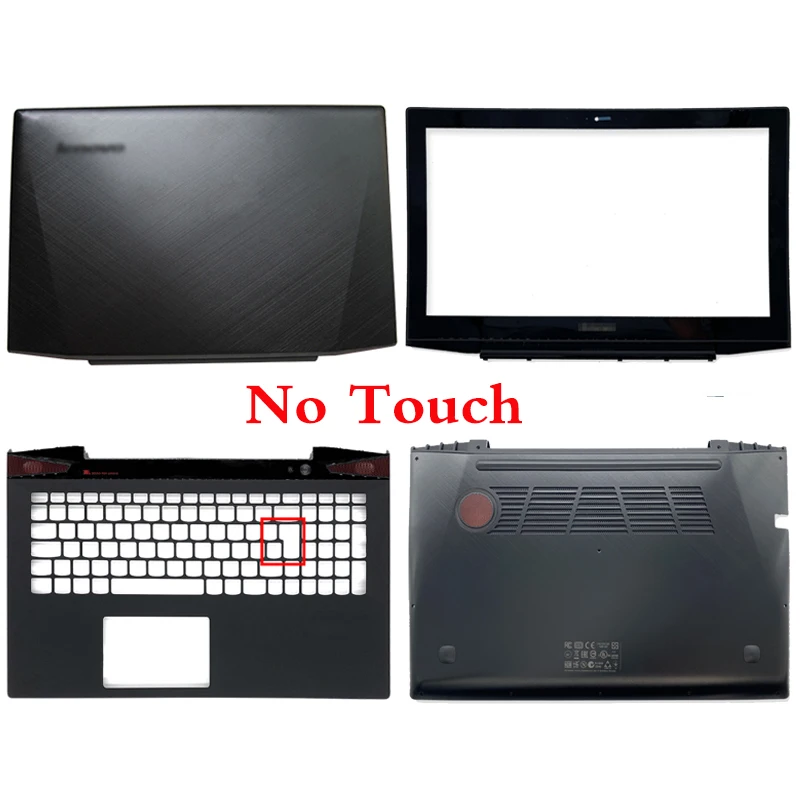 

New Laptop LCD Back Cover/Front bezel/Palmrest/Bottom Case For Lenovo Y50 Y50-70 Housing Screen Back Case Non Touch AM14R000400