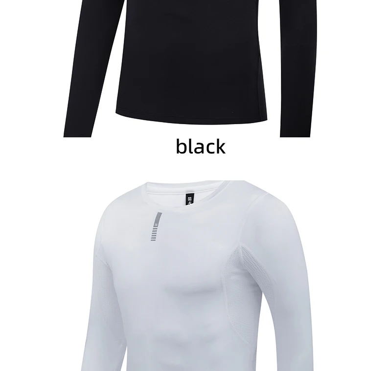 YKYWBIKE Herren Radfahren Basisschichten Winter & Herbst Fahrrad Unterhemd Langarm Thermofleece Rennrad Radfahren Basisschicht – Detail 4