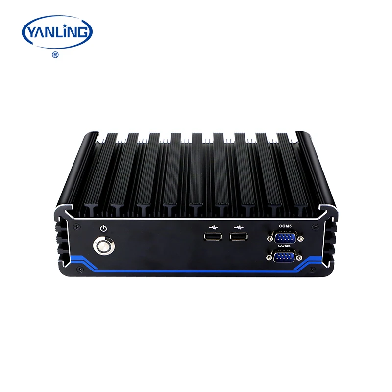 11th Generation Intel Core I5-1135G7 Quad Core Embedded Fanless Industrial Pc Support 2*RS485 Optional Compatible With Desktop