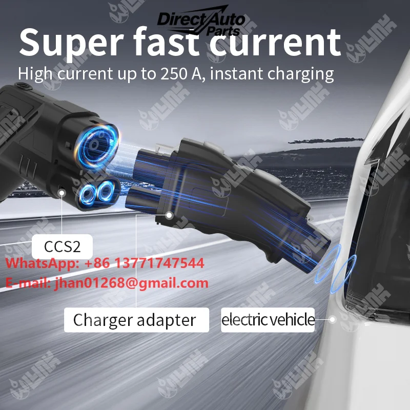 Olink Car Charging Dc Adapter Evse Charging IP55 CCS Combo 2 to Gbt Ev Charger Connector CCS2 to GBT Adapter