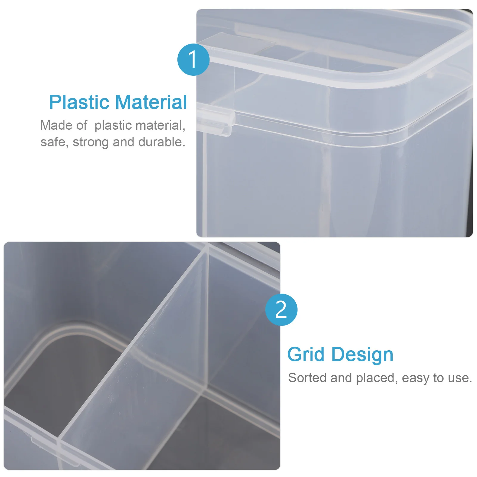 2 pçs caixa de almofada de algodão com tampa de armazenamento à prova de poeira para removedor de esmalte almofadas organizador de maquiagem caso uso em salão de beleza em casa