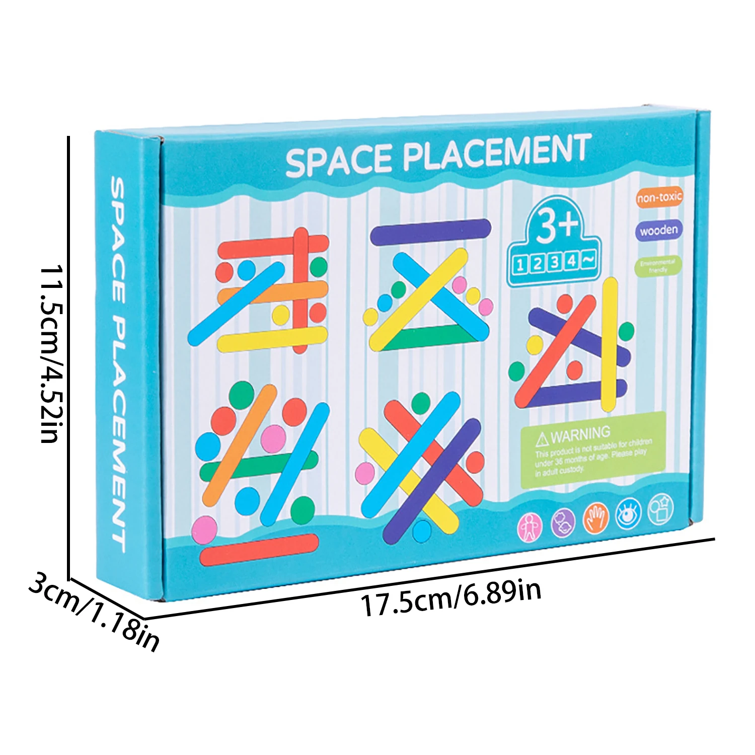 لعبة ألغاز التفكير للأطفال، لعبة ألغاز مطابقة للإدراك الملون للتعليم المبكر