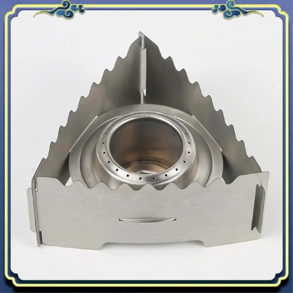 Latest Portable Mini Alcohol Stove Crosses Stove Stand Rack Alcohol Burner For Outdoor Camp Hike Backpacking Cooking