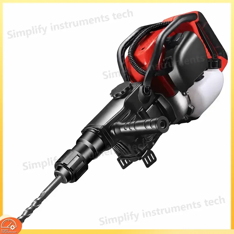 Hammer Drill 2200W Multifunction Oil Hammer Rock Drilling Breaking Stone Crushing Pick Tool Impact
