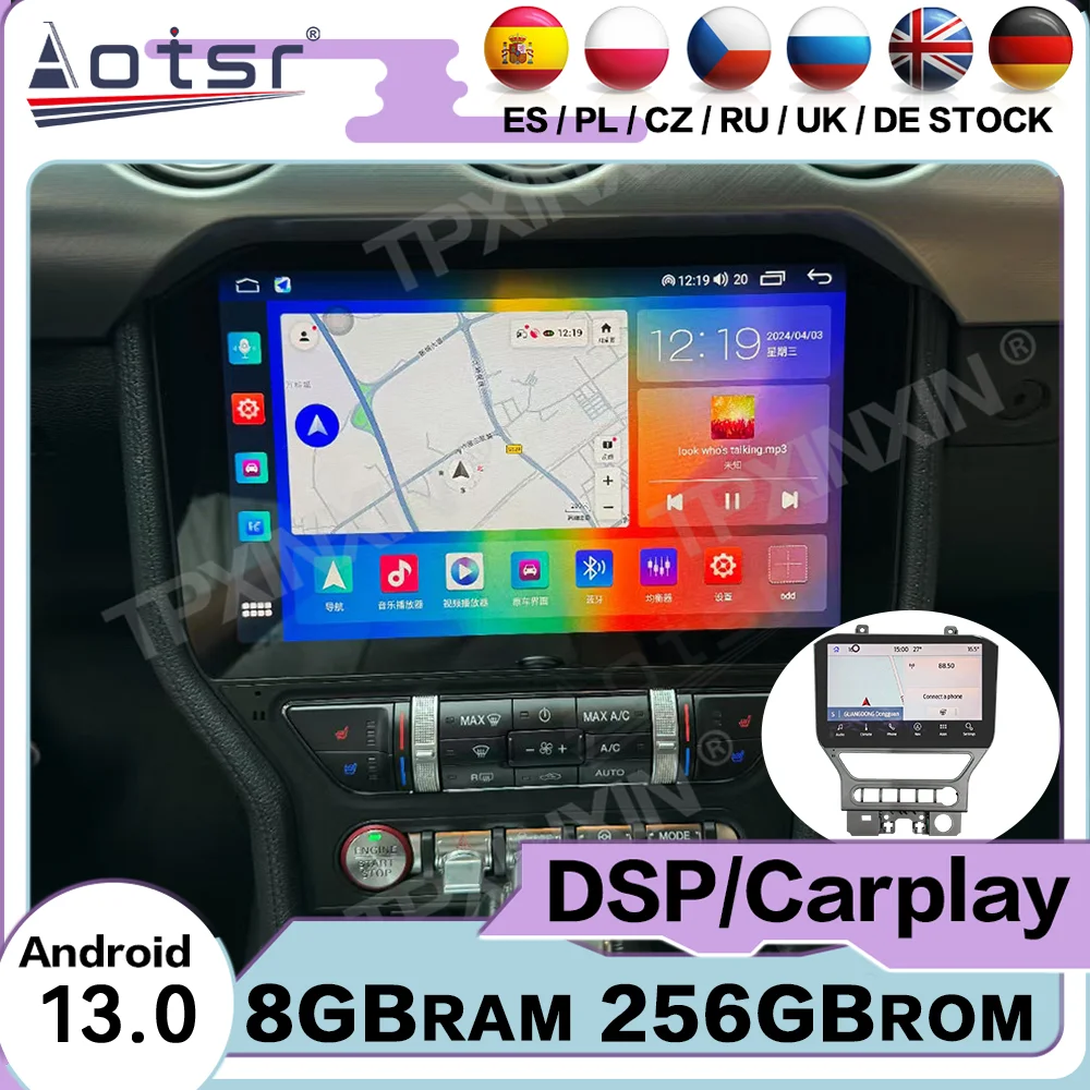 

Автомагнитола Carplay для Ford Mustang 2013, 2014, 2015, 2016, 2017, 2018, GPS-навигация