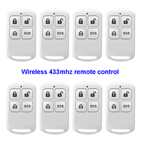 433MHz Wireless Remote Control Detector EV1527 for Remotely Arm / Disarm Home Burglar Security Alarm System for PG103 105 107