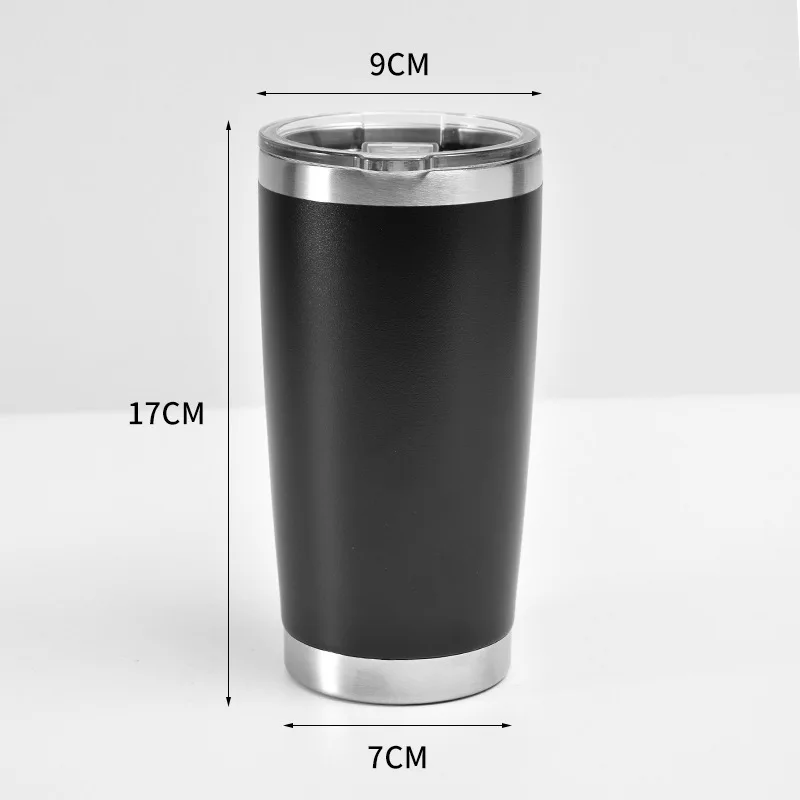 

Oz Uncovered Car Stainless Steel Ice Cream Beer Double Layer Vacuum Spray Insulated Cup