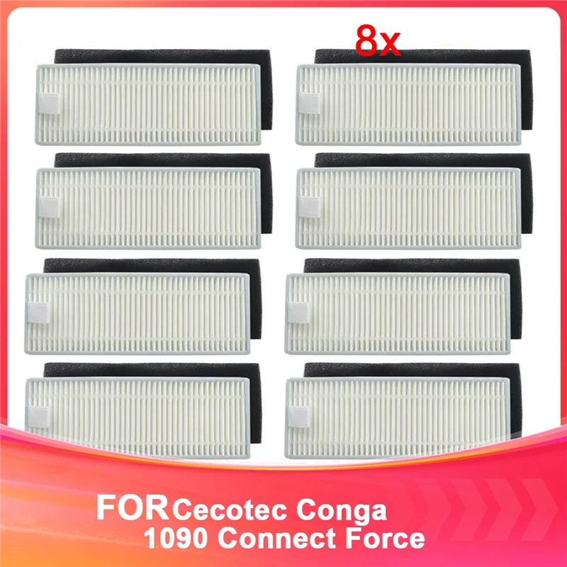 ABVI-HEPA-Filterersatz für Cecotec Conga 1090, verbesserte Filtration, einfach zu installieren