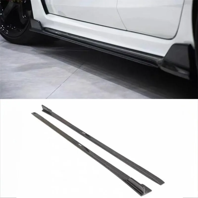 

Для Honda 11-го поколения Civic TypeR FL5 ReaI боковые юбки из углеродного волокна, расширения губ, спойлер, автомобильные аксессуары, комплект кузова