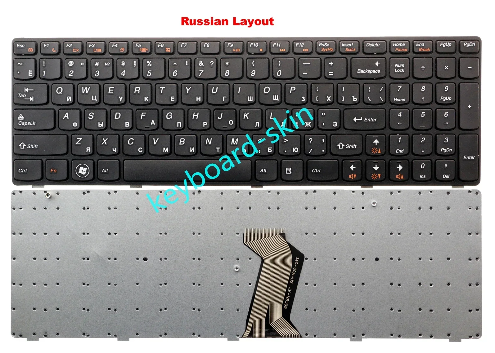 New RU/Russian keyboard for Lenovo G580 G580A G580G G585 G585A G585G Z580 Z580G Z585 N580 N581 N585 N586 P580 P585  laptop