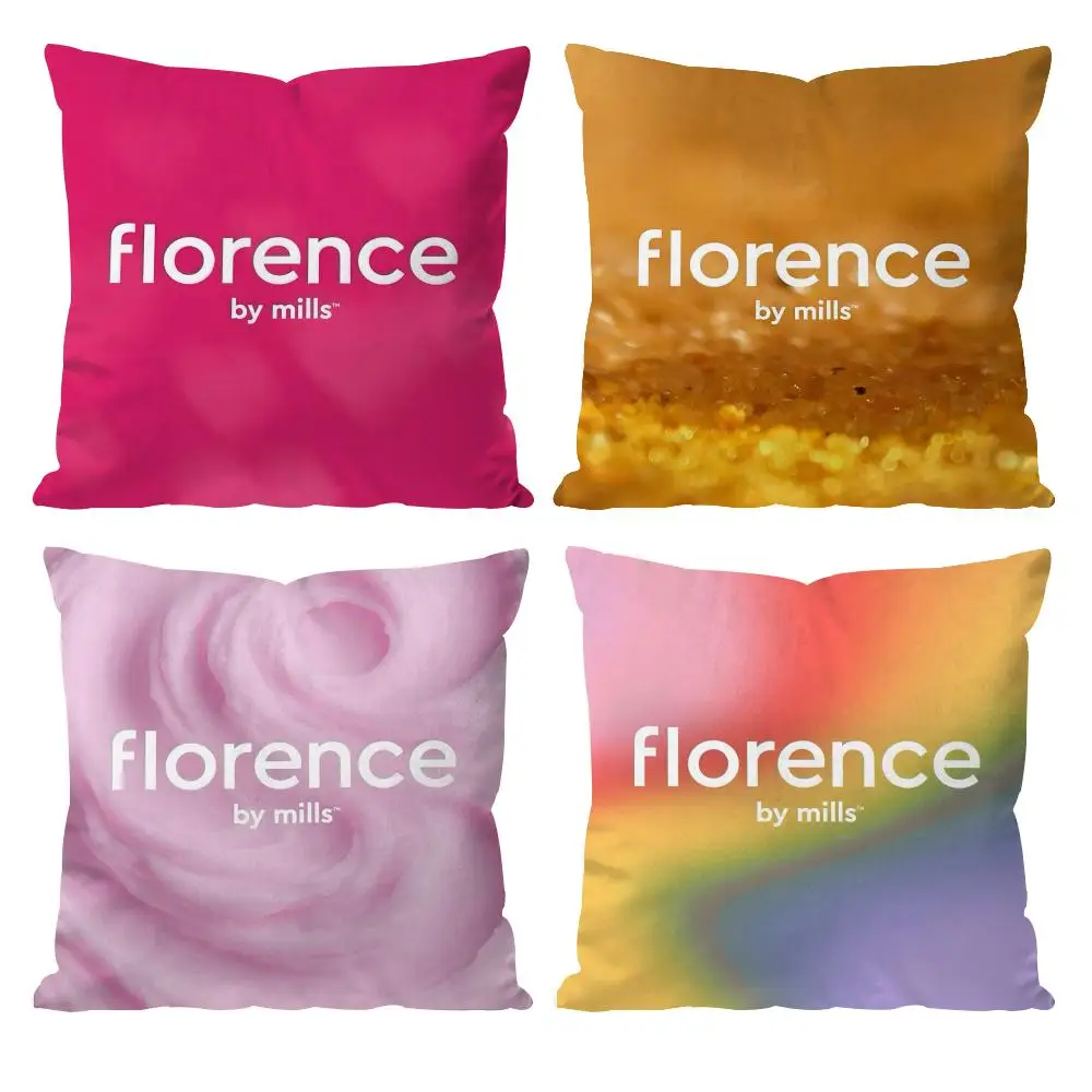 Fashion F-Florence by Mills Make up Cushion Cover Pattern Printed Pillowcase for Living Room Sofa Cushion Cover & Bedroom Decor