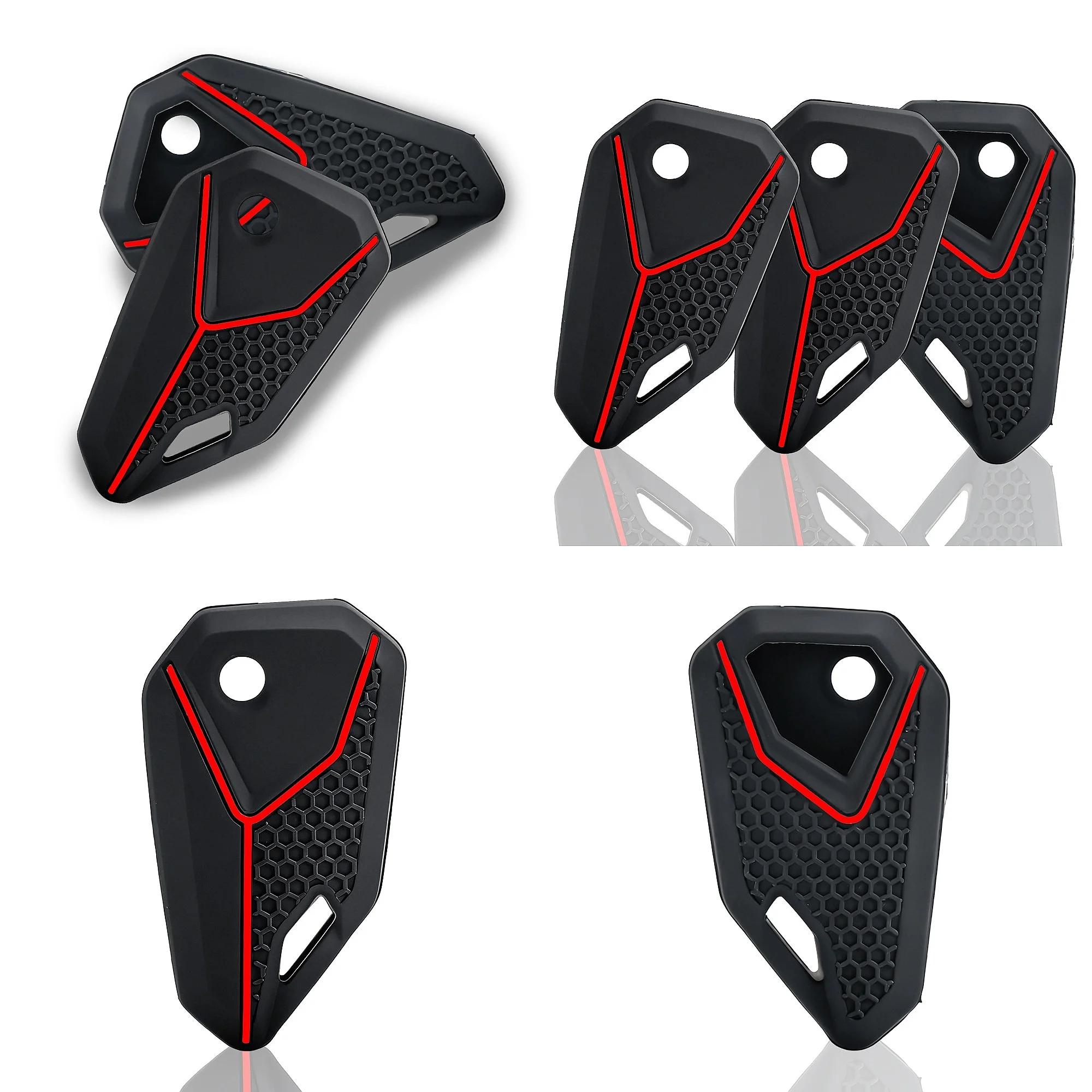 New Silicone for Yamaha Suzuki Kawasaki Agusta Honda Modified Remote Key Cover Case Holder Keychain Motorcycle Accessories