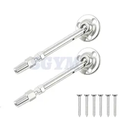 Stainless 316 Adjustable 3mm/4mm Wire Rope Invisible Receiver Stud Cable Railing Threaded Terminal Swivel End Fitting Tensioner