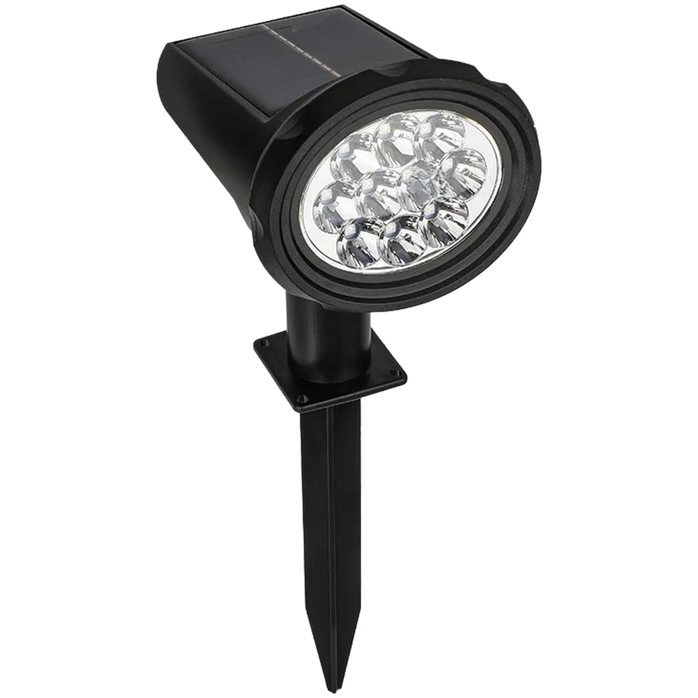 Solar Powered Spot Light 7 LED and 10 LED for Outdoor Garden Lawn Illumination Warm White Cool White RGB Colors