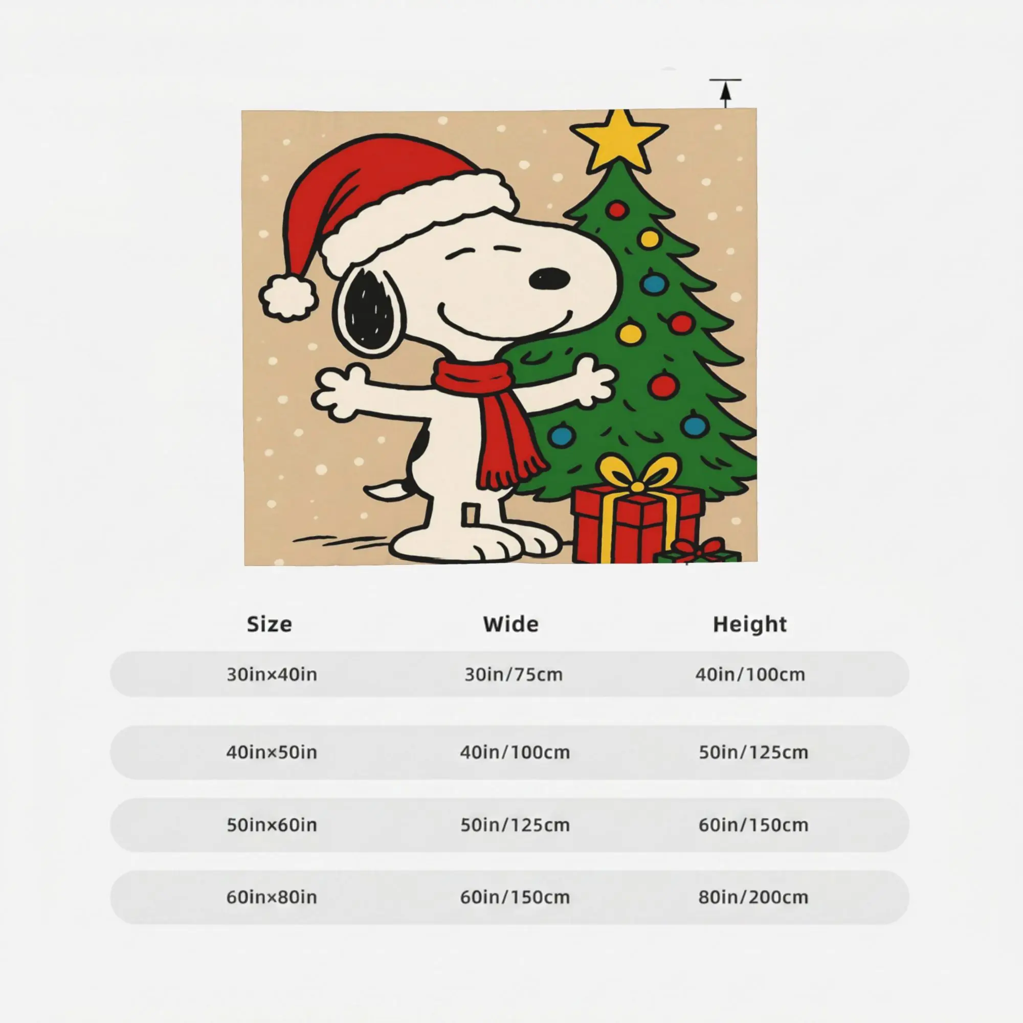 S-Snoopys Xmas Christmas Tree Blanket Cover  Wool Throw Blankets Airplane Travel Personalised Ultra-Soft Warm Bedspread