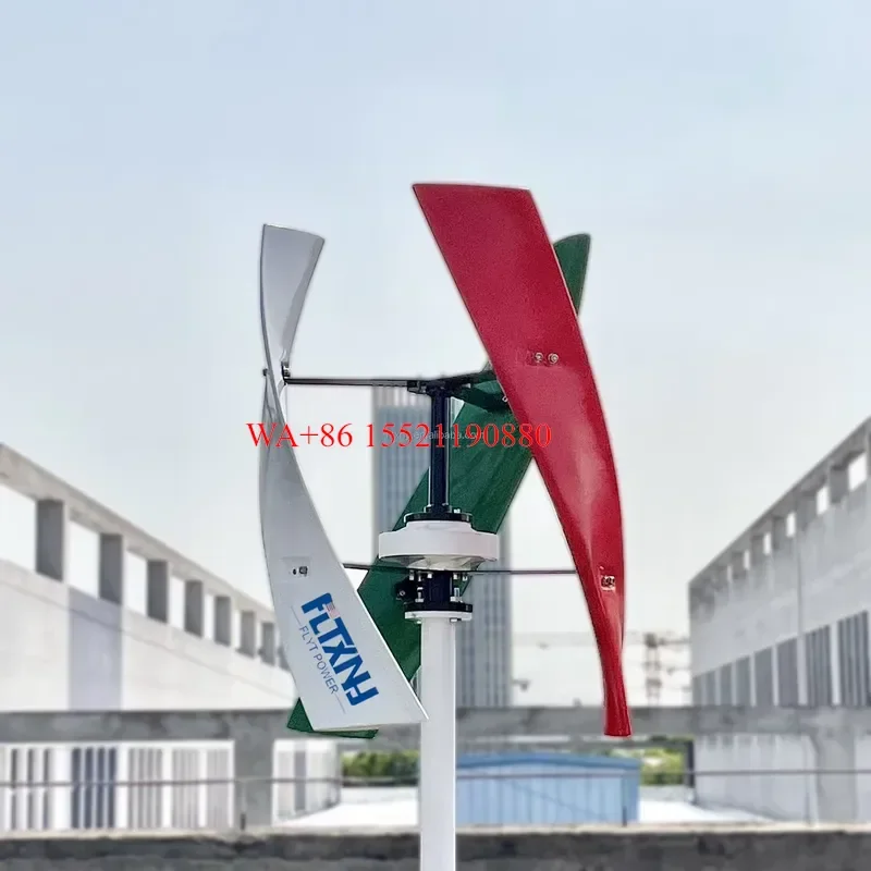 WMWMNU 2Kw 5Kw 10Kw On Grid Vertical Wind Turbine System for Streetlight Home Use Wind Power Generator