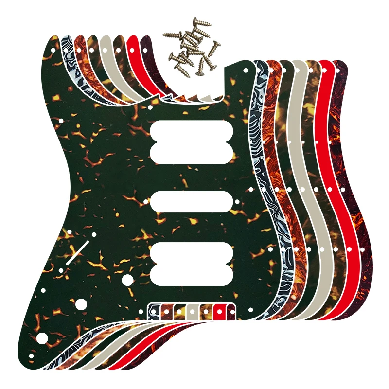 

Fei Man - Pickguard для гитарных деталей, стандарт для левой руки, Серия St HSH Player, Pickguard для 72'11 отверстий для винтов