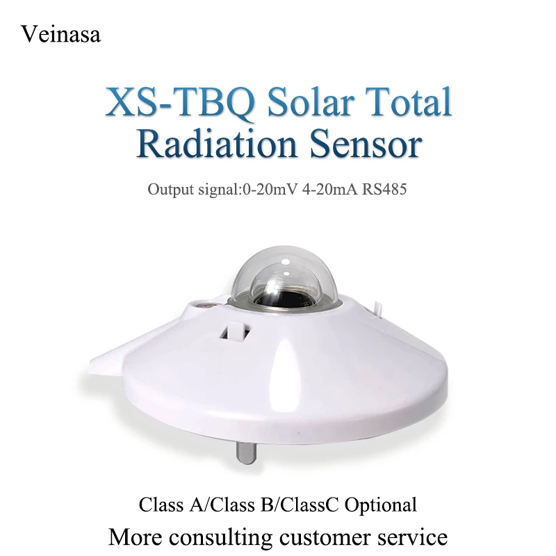 Veinasa XS-TBQ02A pyranometer sensor Radiation Meter Irradiance Sensor Solar Total Radiation Sensor Class A Class B