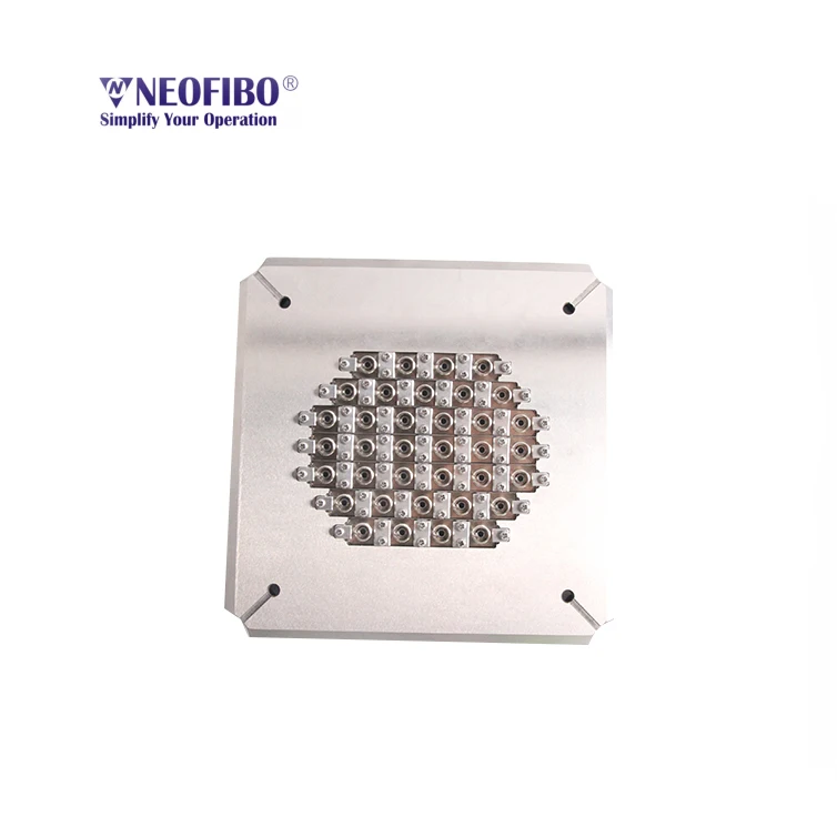 Neofibo FC-APC-36 fc apc upc 36 position metal connector ferrule holder jig fiber optic polishing fixture