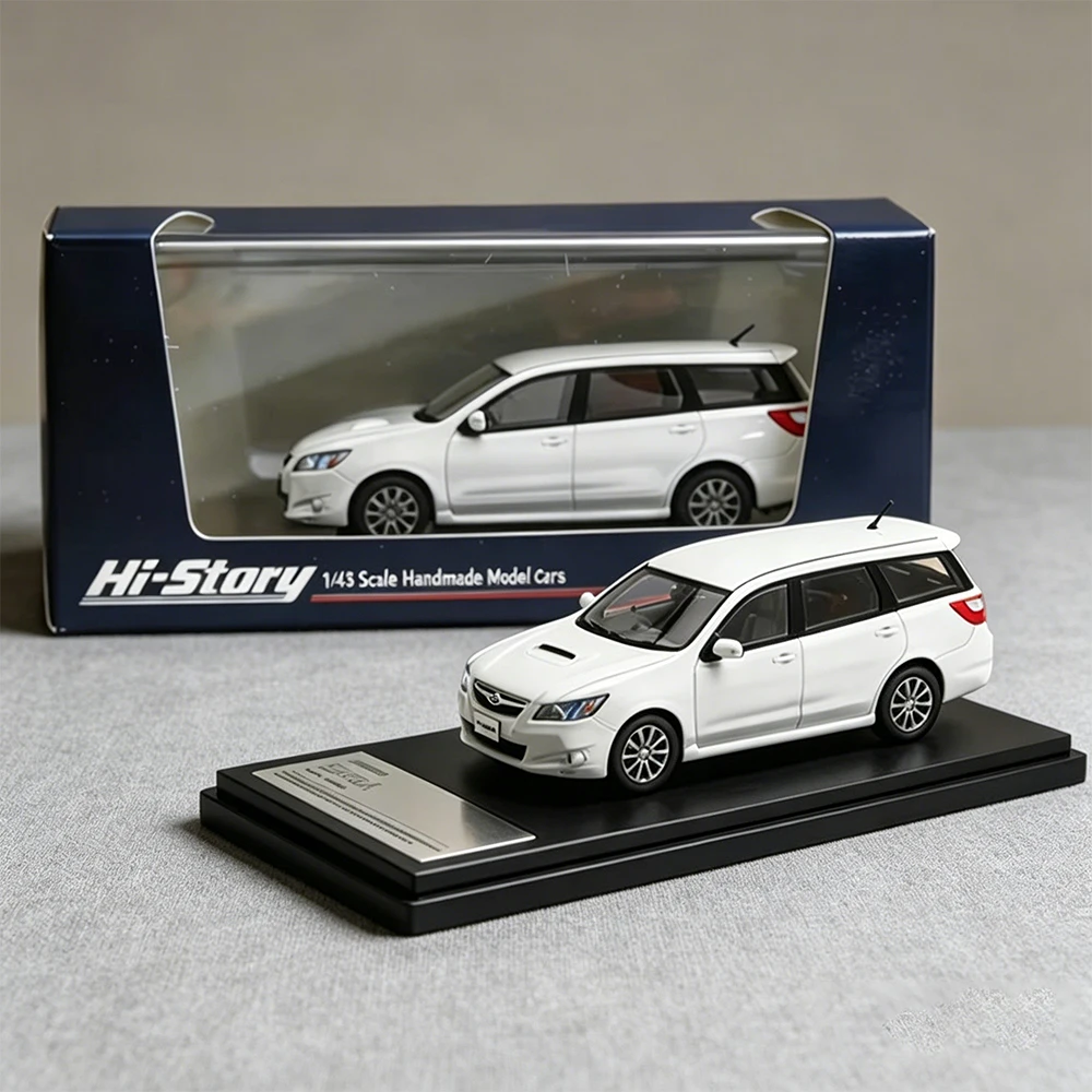 Hi‑Story 1:43 Scale Handmade Resin Model Car Subaru Exiga 2.0 GT (2008) Curator‑Grade Showpiece Distinctive Present
