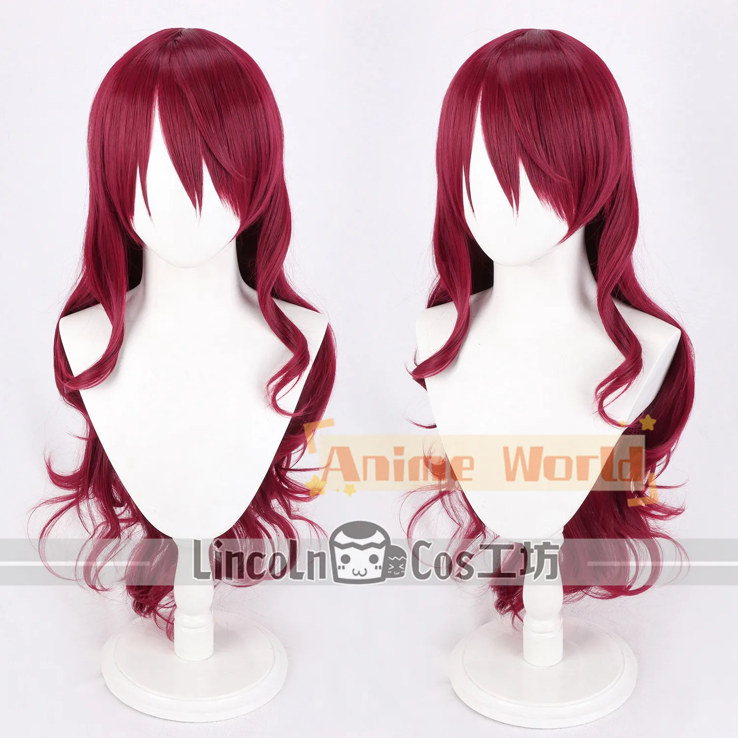 

Anime Mitsuru Kirijo Cosplay Wig Halloween Carnival Party Props Synthetic Hair Heat Resistant Fiber + Wig Cap