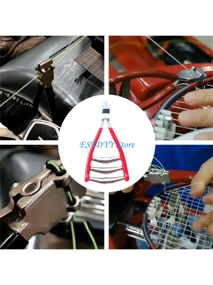 G6DE Badminton Racket Starting Stringing Clamp Tennis Racket Starting Stringing Clamp Racket 3 Spring Starter Stringing Tool