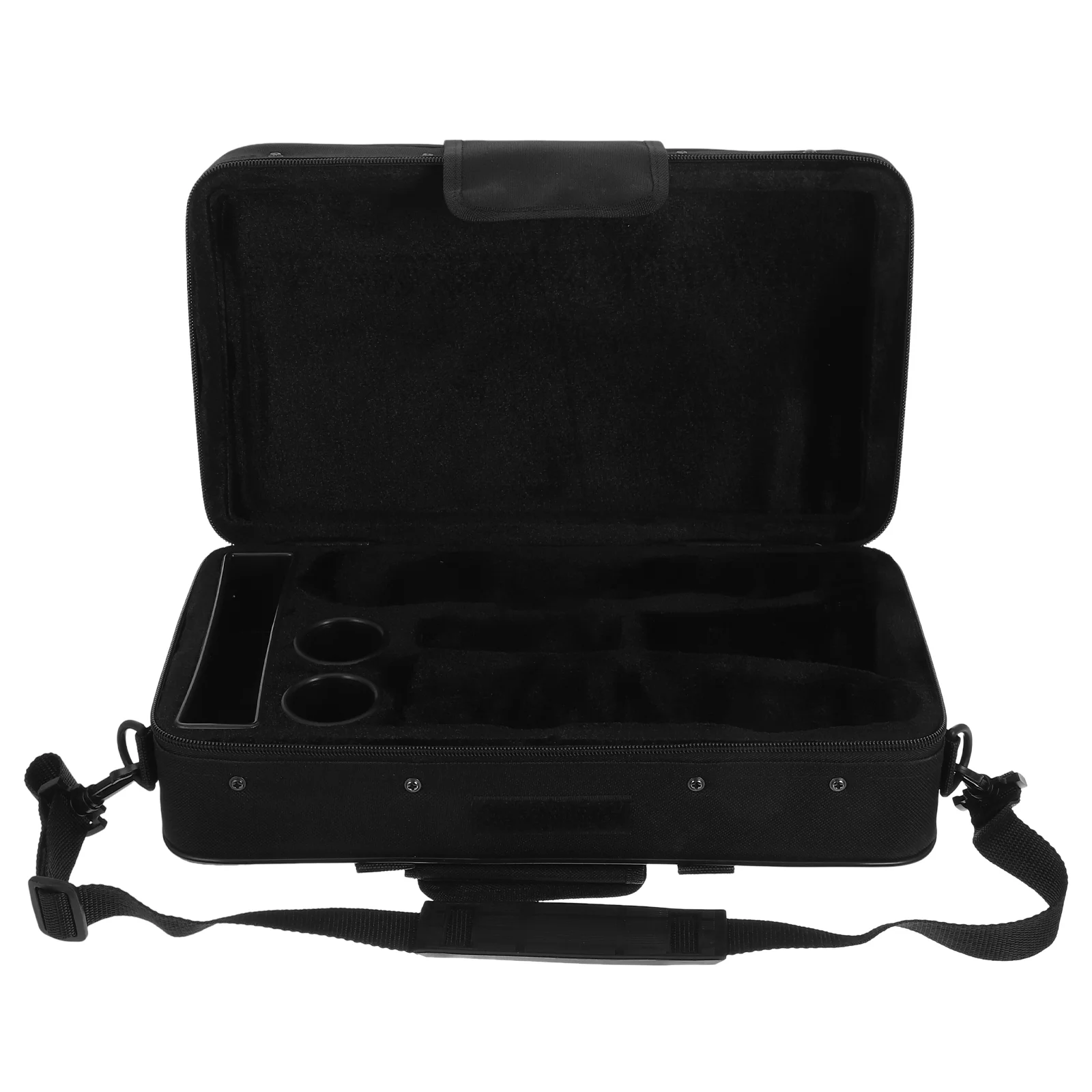 Black Oxford Bag Padded Storage Case Handle Travel Friendly Clarinet Holder Clarinet Holder Case Music Accessories