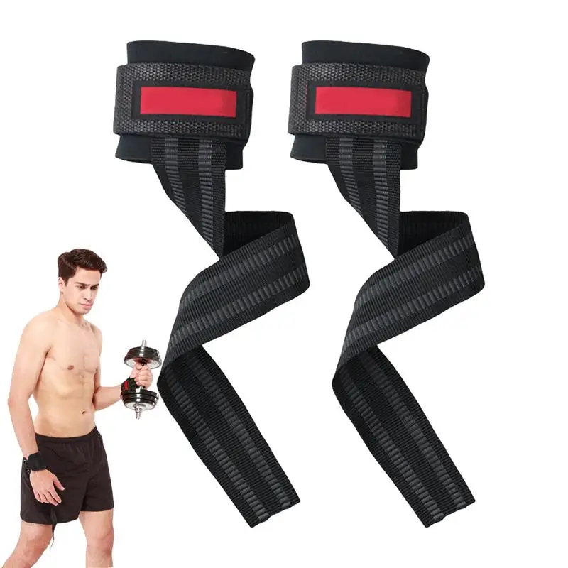 

Lifting Straps Gym Fitness Lifting Straps Hand Wraps For Strength Training Deadlifts Grips Band For Men And Women