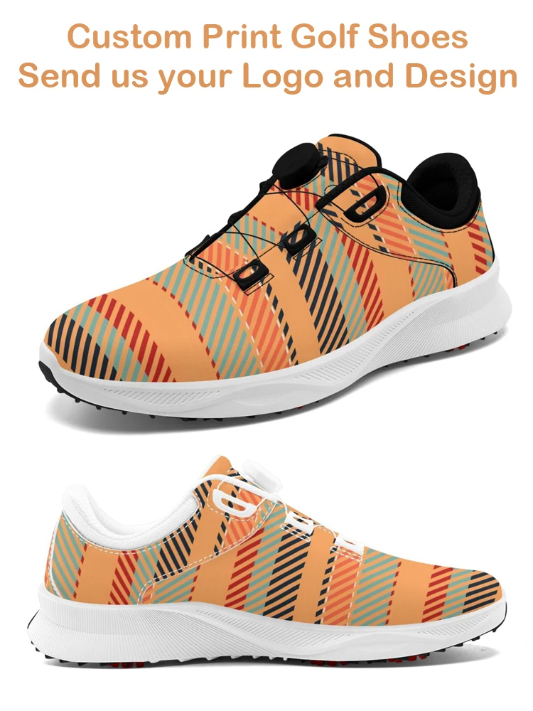 

Дропшиппинг: Нескользящие гольфовые туфли Unix с индивидуальной печатью и поворотной застежкой