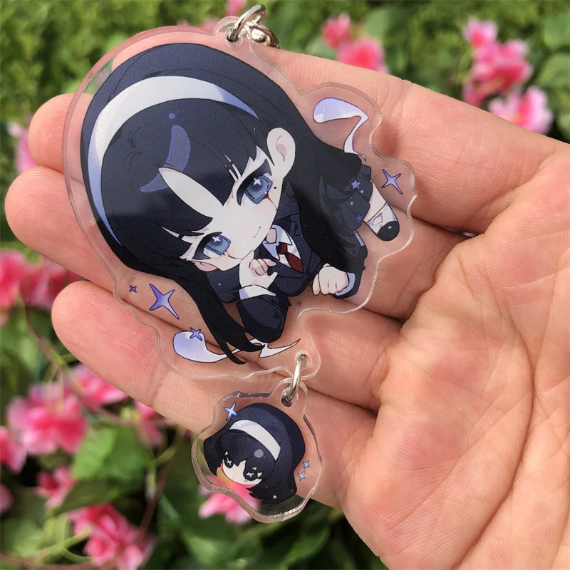 Game ta.com-Porte-clés en acrylique avec pendentif pour sac à dos Anime, accessoires de badge, jardinier Emma Woods, Joseph Desaulniers