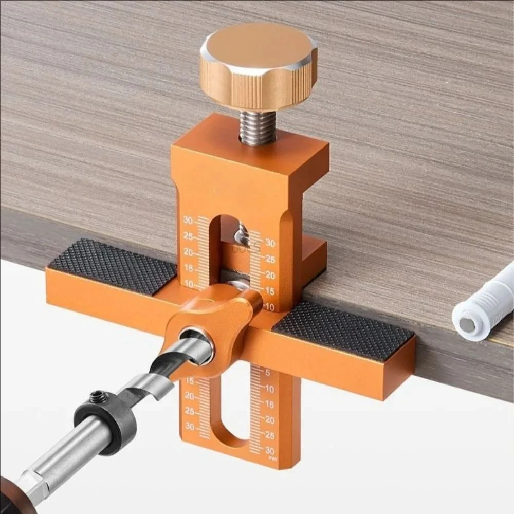 2 in 1 Cabinet Door Installation Auxiliary Tool Rebounder Drilling Locator Wardrobe Wall Cabinet Leveler DIY Woodworking Tool