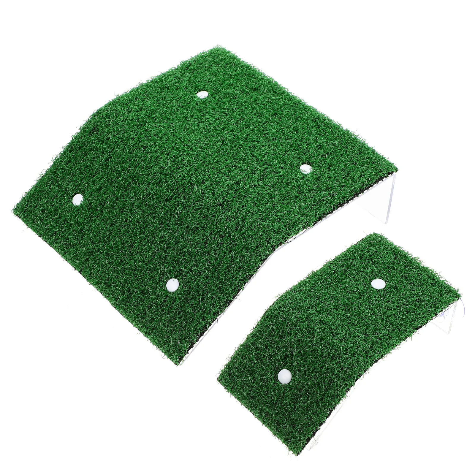 

2 шт. платформы для лазания черепах, имитация газона, аквариумная присоска, терраса для рептилий, пандус для черепах для загара и отдыха