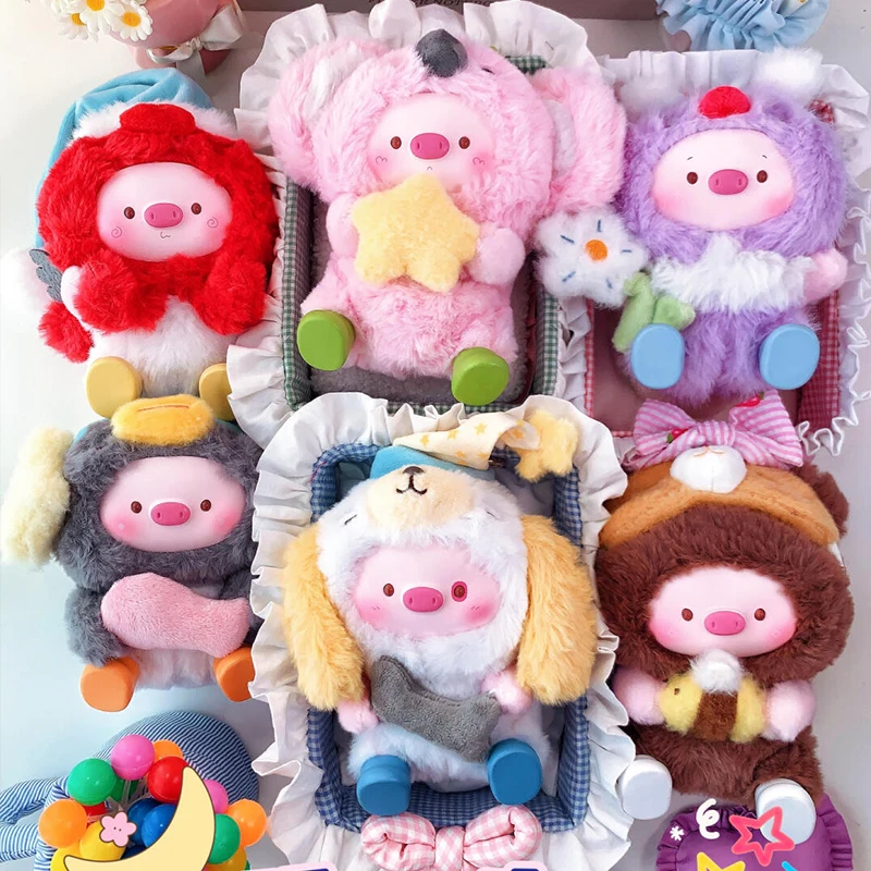 

Geegeepig Pajamas Lullabies Series Blind Box Kawaii Geegeepig Anime Doll Surprise Bag Vinyl Plush Doll Mystery Box Pendants Toys
